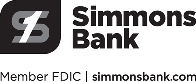 Simmons Bank Logo, Member FDIC